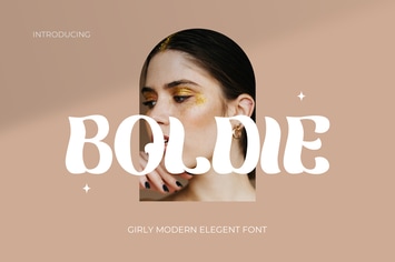 Modern Font - Boldie