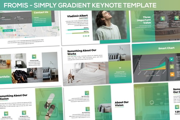 Fromis - Simply Gradient Keynote Template