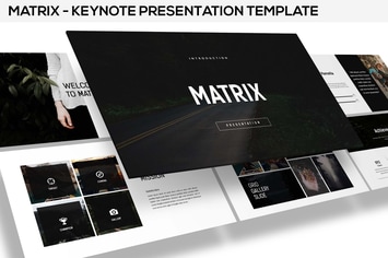 Matrix - minimal Keynote presentation