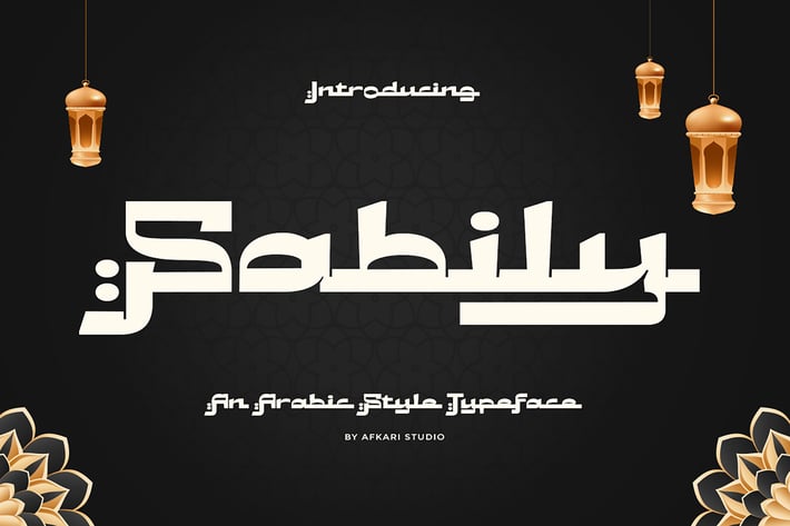 Sabily - An Arabic Style Typeface