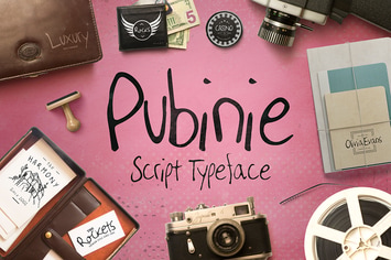 Pubinie Script Typeface