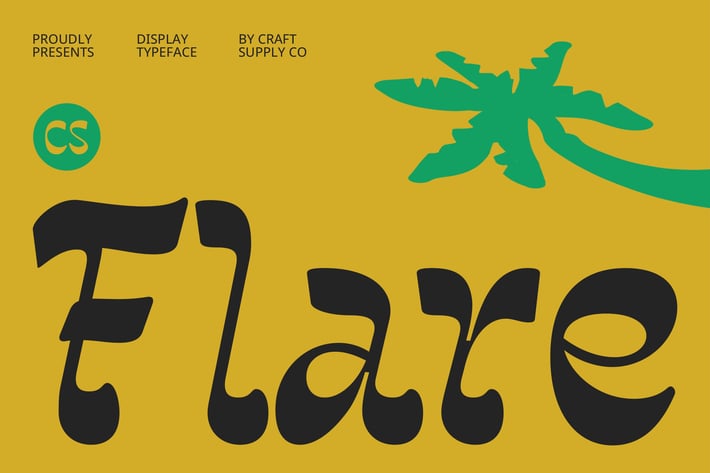 Flare – Reverse Contrast Font