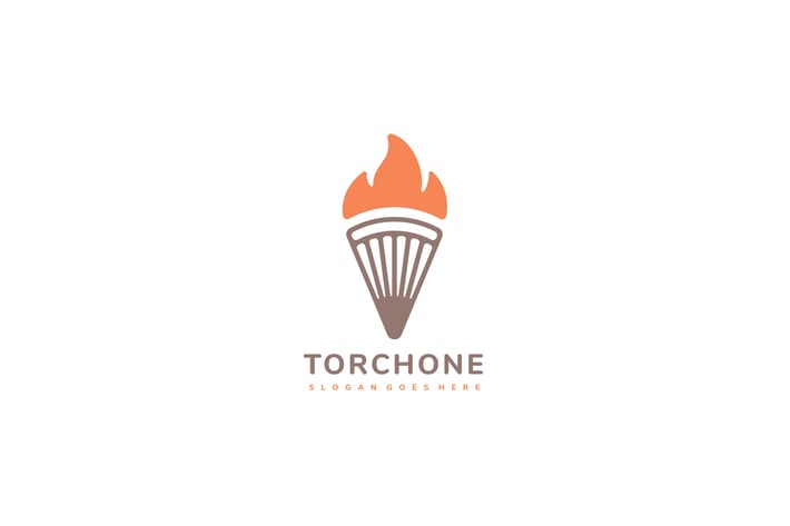 Torch Fire Logo