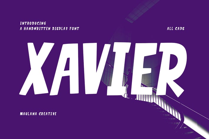 Xavier Handwritten Display Font