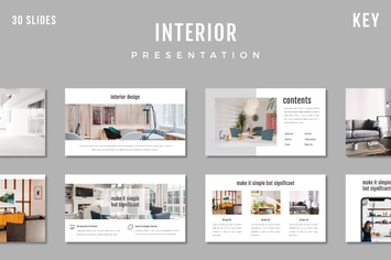 Interior Presentation Template - (KEY)