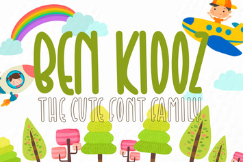Ben Kidoz -  Cute Display Family Font