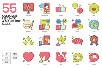 Customer Feedback Icons