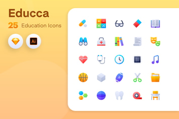 Educca - Education icons Vol.3