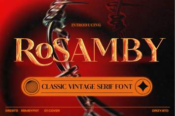 Rosamby - Classic Vintage Font