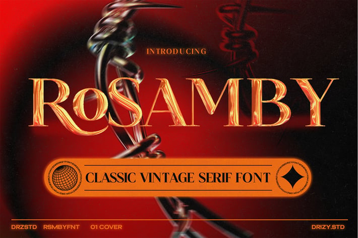 Rosamby - Classic Vintage Font