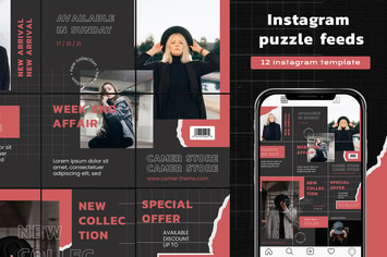 IG Puzzle - Fashion Black