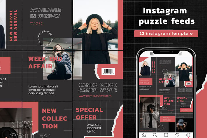 IG Puzzle - Fashion Black
