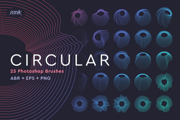 Circular Photoshop Brushes