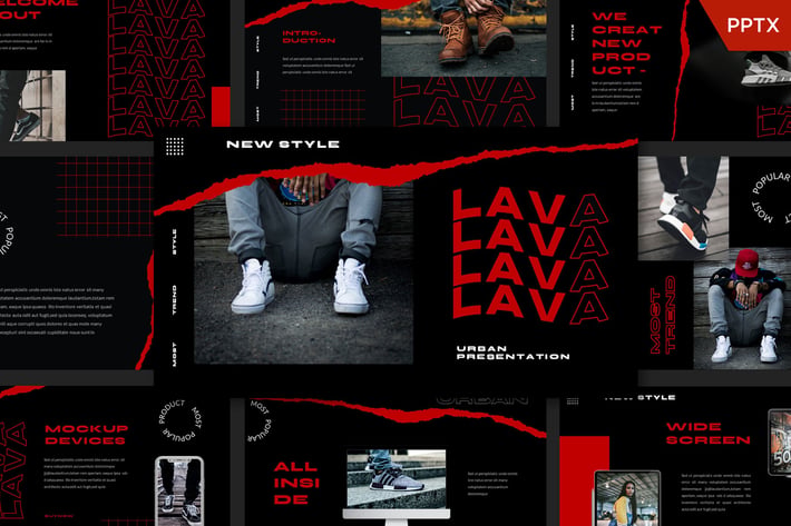 Lava Powerpoint Template