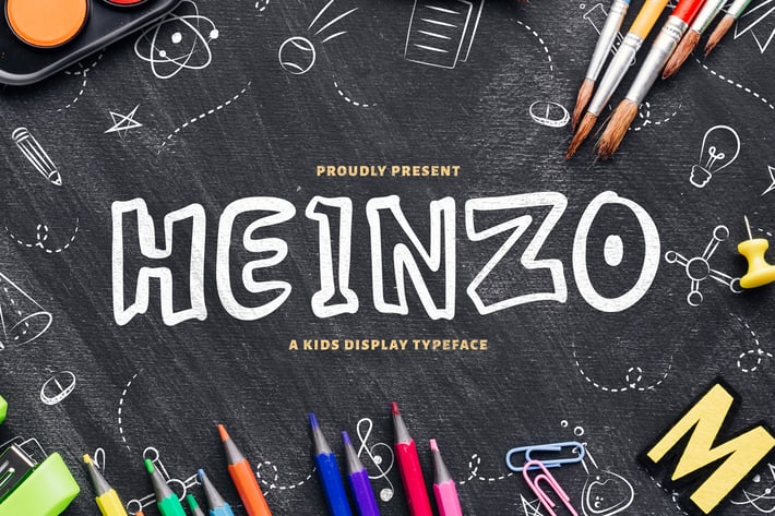 Heinzo - Playful Display Font