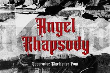 Angel Rhapsody - Blackletter Font