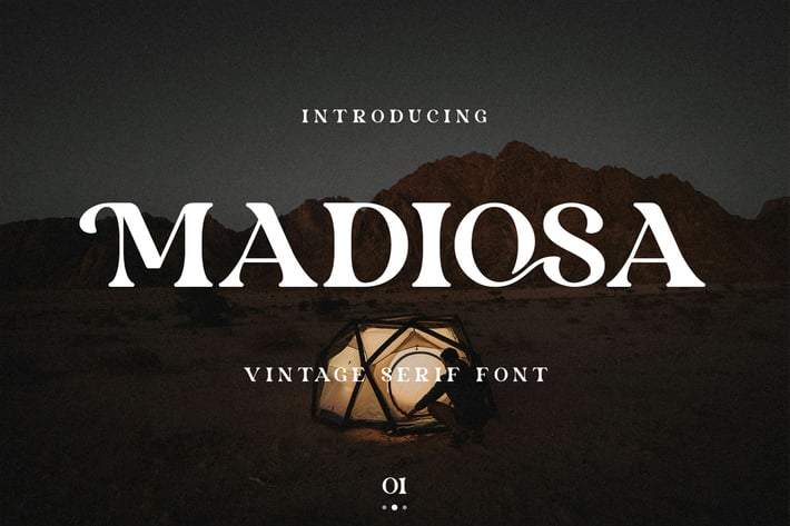 Madiosa Vintage Serif Font