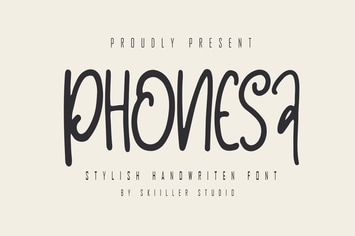 Phonesa - Stylish Sans Serif Font