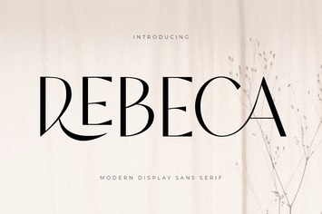 Rebeca - Modern Display Sans Serif