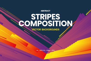 Abstract Stripes Composition Backgrounds
