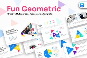 Fun Geometric Keynote Template