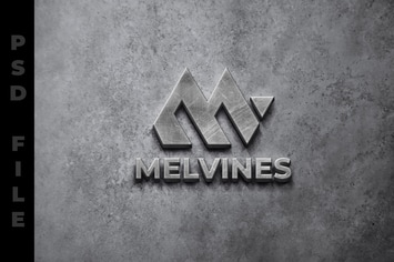 Stone 3D Logo Mockup