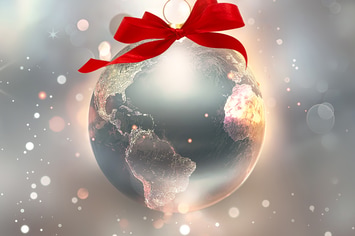 shiny world as a ball