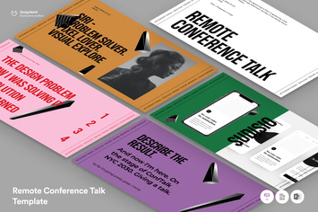 Remote Conference Speech Template Presentation