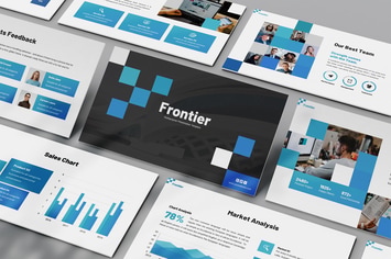Frontier - Pixelated Powerpoint Template