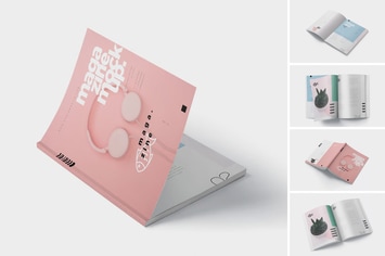 5 Magazine Mockups