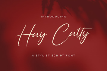 Hay Catty - Handwritten Font