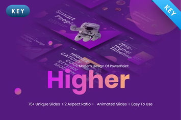 Higher Creative Startup Technology Keynote Templat
