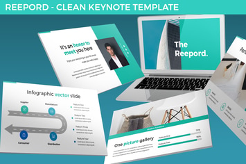 Reepord - Clean Keynote Template