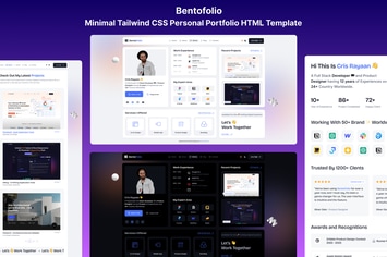 Tailwind CSS Personal Portfolio HTML Template