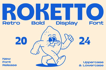Roketto - Retro Bold Display Font