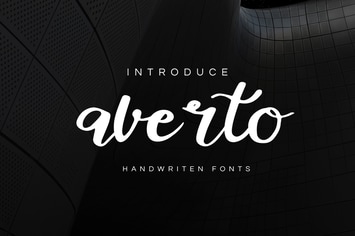 Averto - Handwritten Script Font 