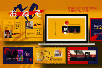 EXO - japanese Business Creative Design PPT