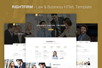 RIGHTFIRM - Law & Business HTML Template