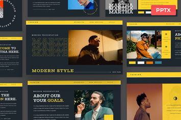 Martha - Fashion Powerpoint Presentation Template