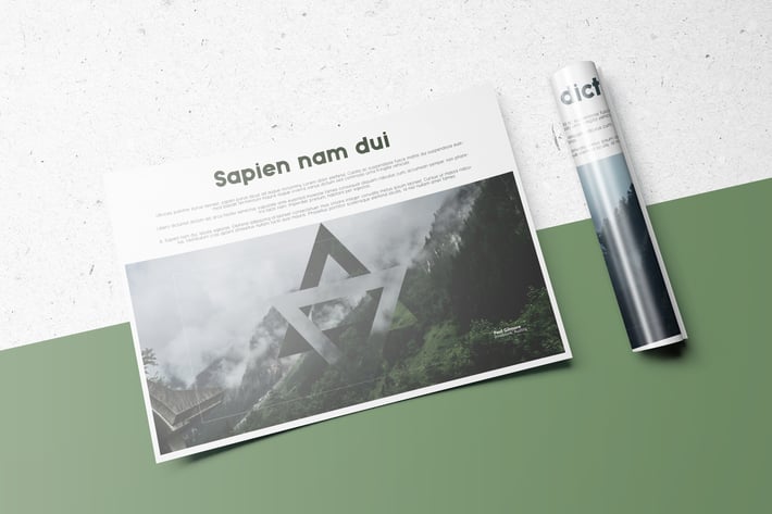 A4/A5 Horizontal Flyer Mockups V3