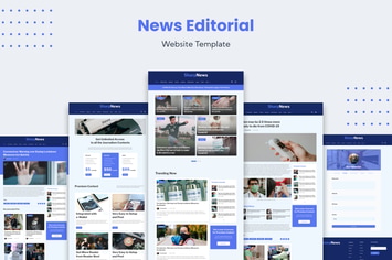 News Editorial Website Template