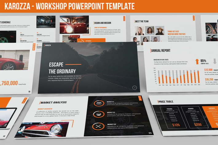 Karozza - Workshop Powerpoint Template