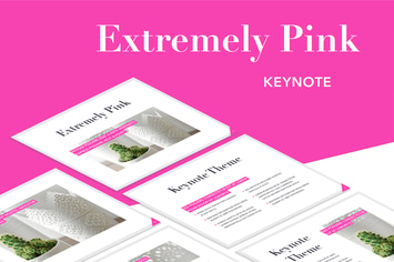 Extremely Pink Keynote Template