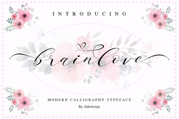 Brainlove - Beautiful Modern Calligraphy