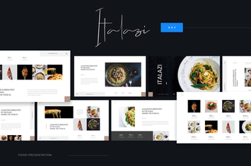 Italazi - Italian Food Keynote Template