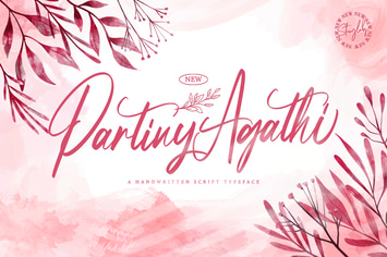 Partiny Agathi - Handwritten Font