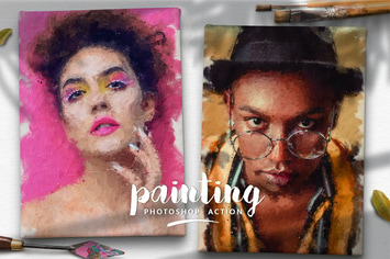 Painting Photoshop Action