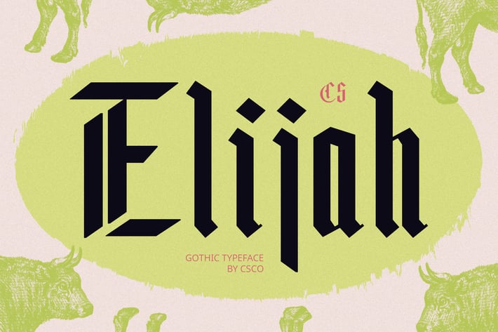 Elijah – Gothic Font