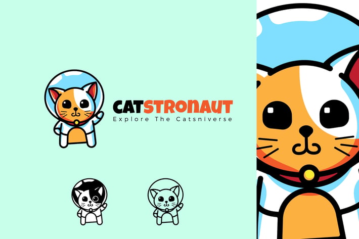 CATSTRONAUT - Mascot & Esport Logo
