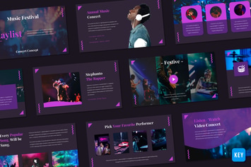 Playlist - Music Festival (Keynote)